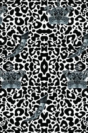 豹纹印花华亿平台图片