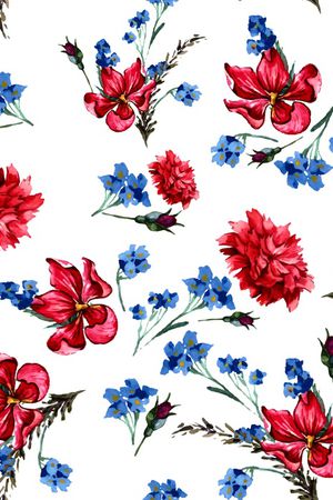 花朵印花华亿平台图片