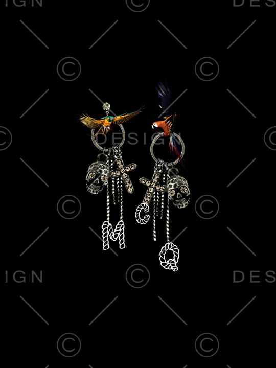 骷髅头印花华亿平台图片