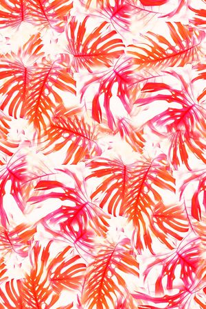 棕榈叶印花华亿平台图片