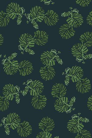 棕榈叶印花华亿平台图片