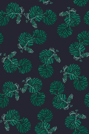 棕榈叶印花华亿平台图片