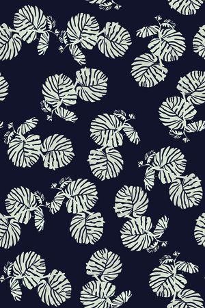 棕榈叶印花华亿平台图片