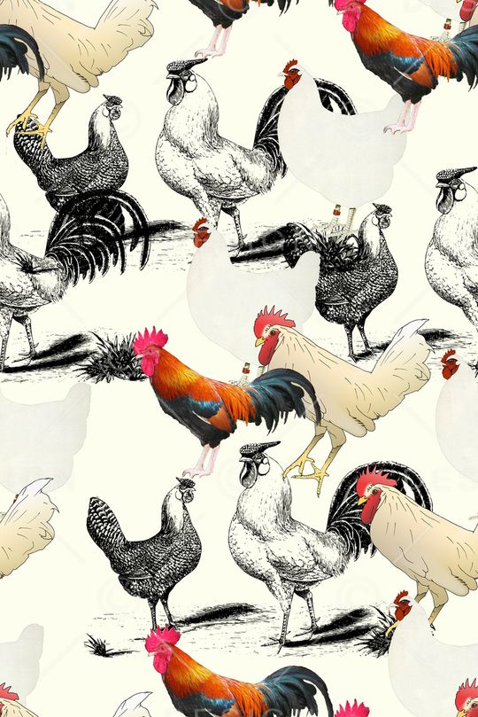 鸡印花华亿平台图片