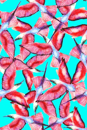 羽毛印花华亿平台图片