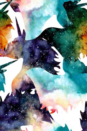 水彩印花华亿平台图片