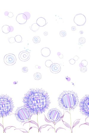 向日葵印花华亿平台图片