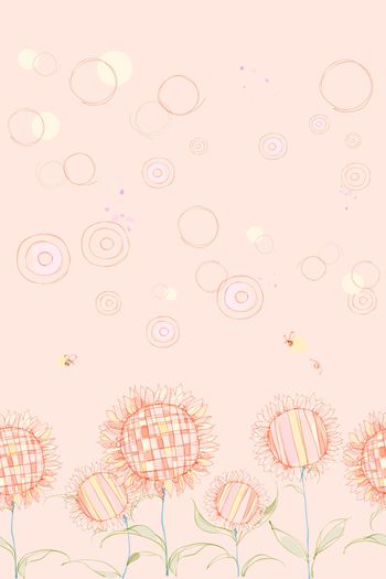 向日葵印花华亿平台图片