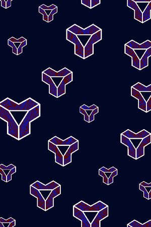 菱形印花华亿平台图片