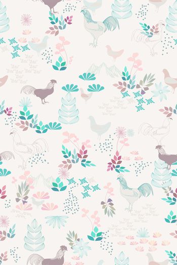 小清新印花华亿平台图片