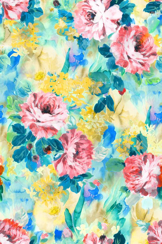 水彩印花华亿平台图片