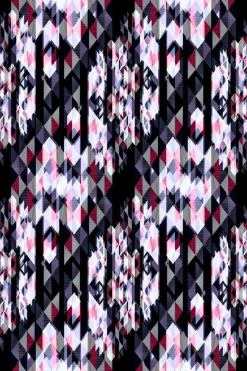 814044-几何格子衫