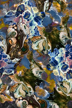 抽象印花华亿平台图片