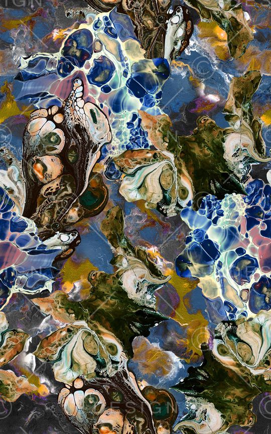 抽象印花华亿平台图片