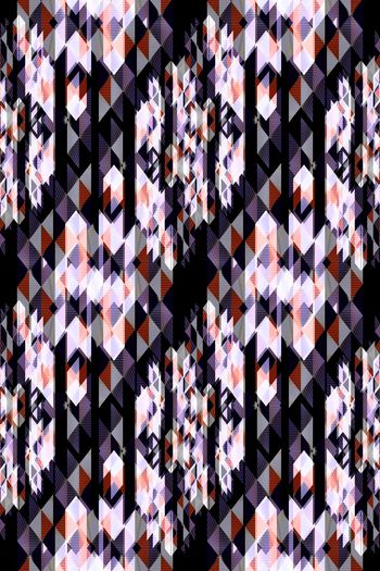 814048-几何格子衫