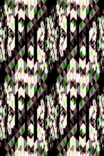 814063-几何格子衫