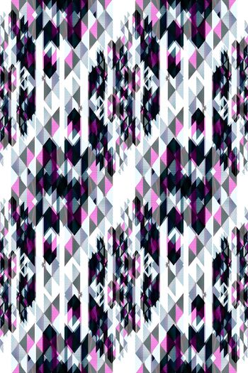 814075-几何格子衫