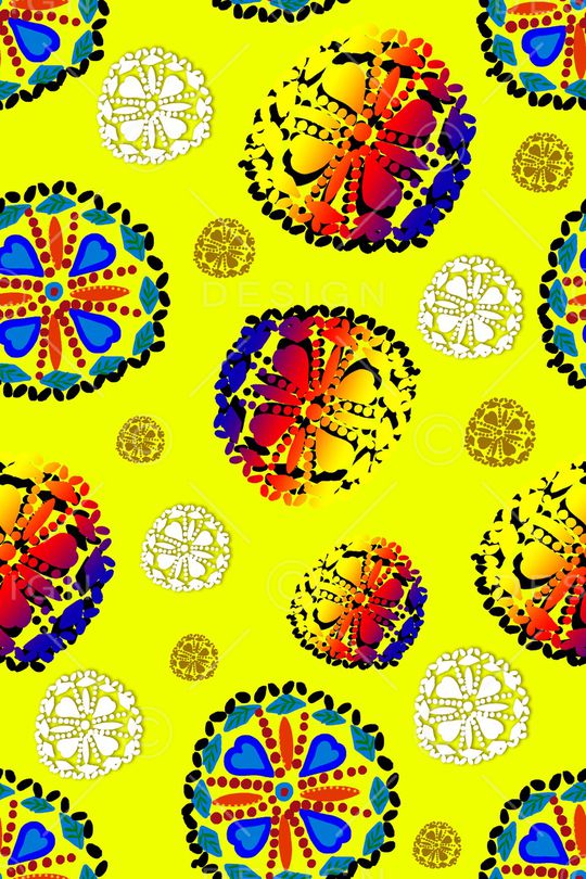 仿绣花工艺印花华亿平台图片