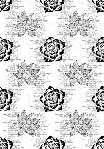 黑白印花华亿平台图片