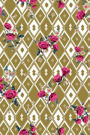 小碎花印花华亿平台图片