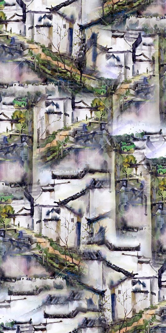 手绘印花华亿平台图片