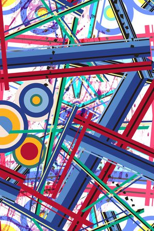 几何印花华亿平台图片