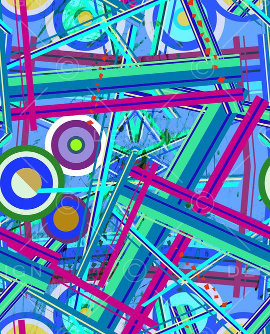 几何印花华亿平台图片
