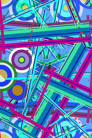 几何印花华亿平台图片