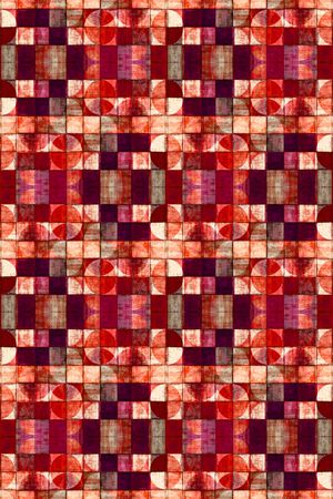 不规则几何印花华亿平台图片