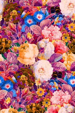 玫瑰印花华亿平台图片