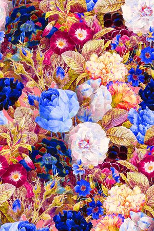 玫瑰印花华亿平台图片