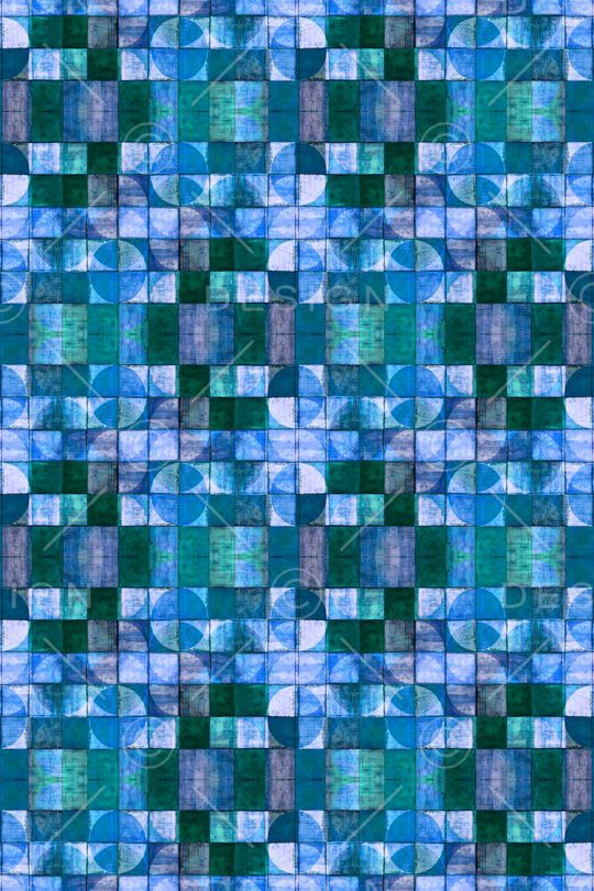 不规则几何印花华亿平台图片