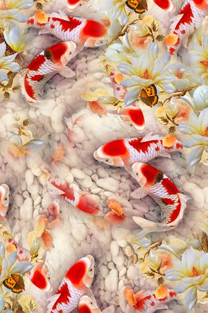 乱花印花华亿平台图片