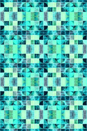 不规则几何印花华亿平台图片