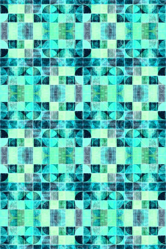 不规则几何印花华亿平台图片