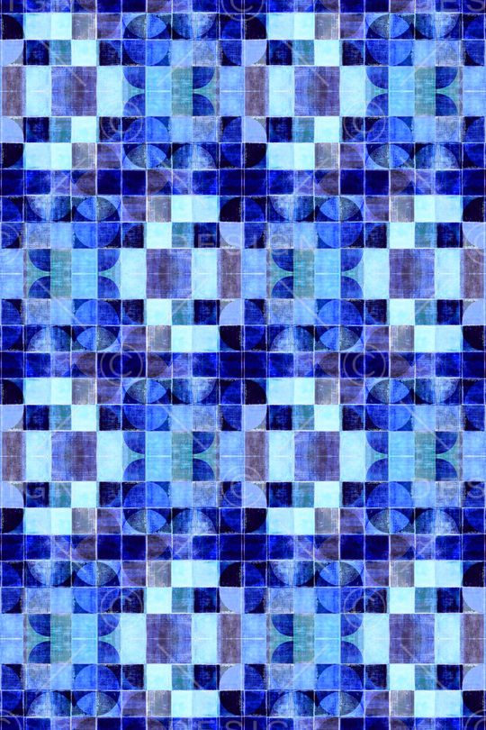 不规则几何印花华亿平台图片