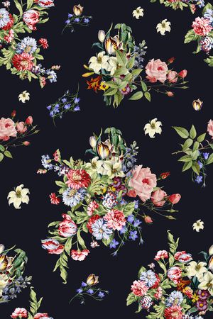 乱花印花华亿平台图片