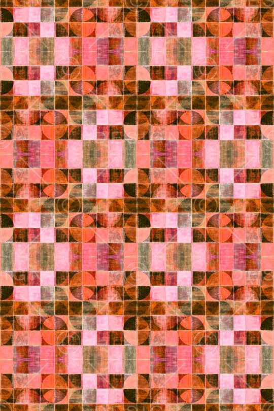 不规则几何印花华亿平台图片