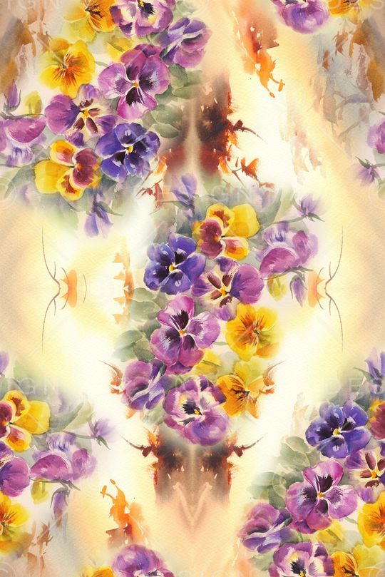 手绘印花华亿平台图片