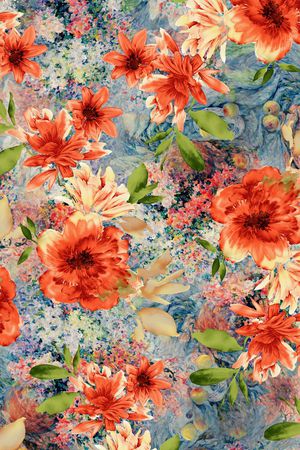 玫瑰印花华亿平台图片