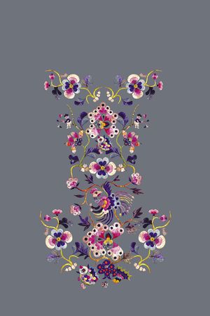 民族风印花华亿平台图片