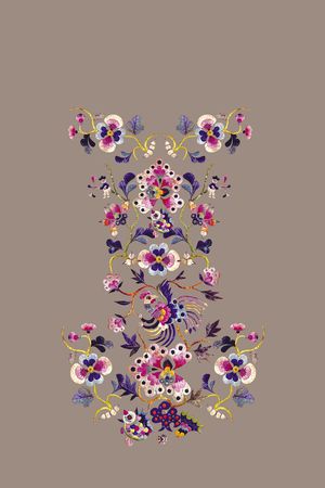 民族风印花华亿平台图片