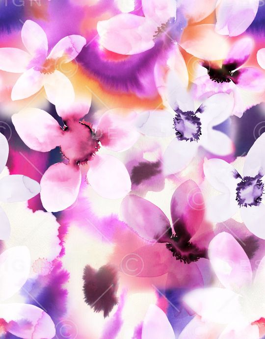 花瓣印花华亿平台图片