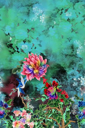 水彩印花华亿平台图片