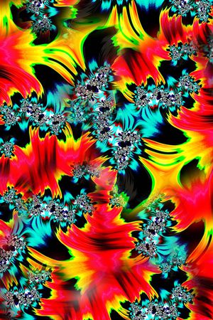 手绘印花华亿平台图片