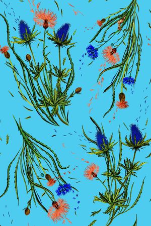 罂粟花印花华亿平台图片