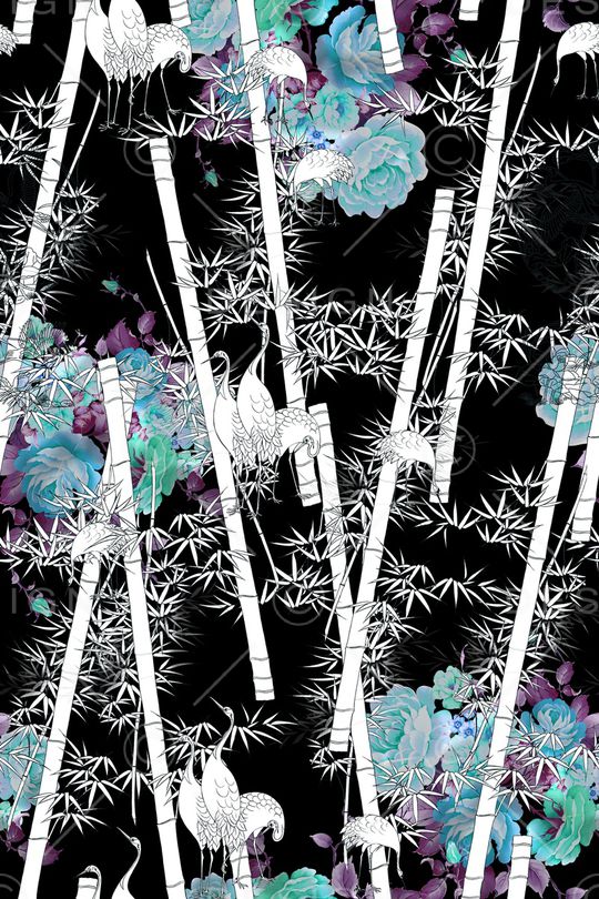 竹子印花华亿平台图片