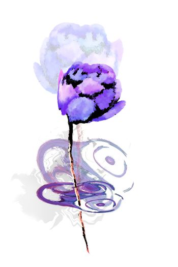 815486-创意定位油墨花卉11