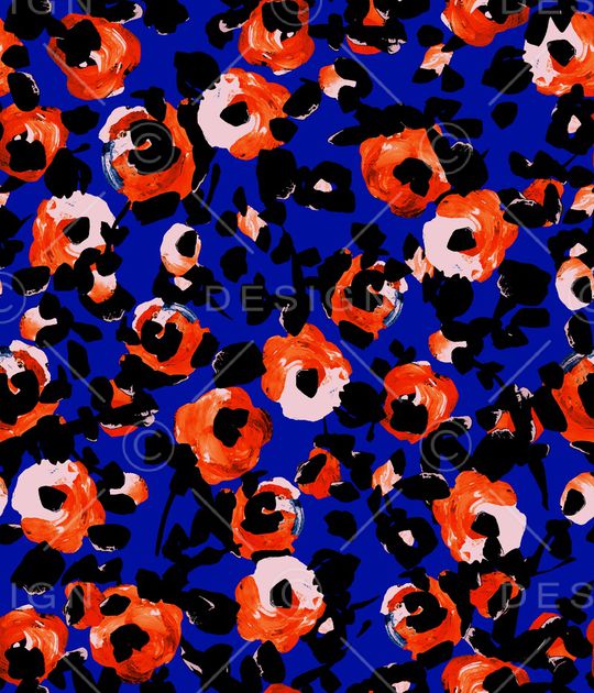 手绘印花华亿平台图片