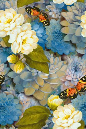 中国风印花华亿平台图片